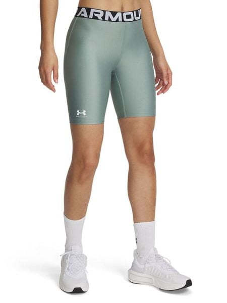 Under Armour Szorty sportowe w kolorze zielonym rozmiar: S. Zielone spodenki sportowe damskie Under Armour, s, bez wzorów, z materiału, z podwyższonym stanem, outdoorowe. Za 56.79 zł.