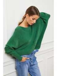 So Cachemire Sweter "Egale" w kolorze zielonym rozmiar: L. Zielone swetry klasyczne damskie So Cachemire, l, z kaszmiru, bez kołnierzyka. Za 173.99 zł.