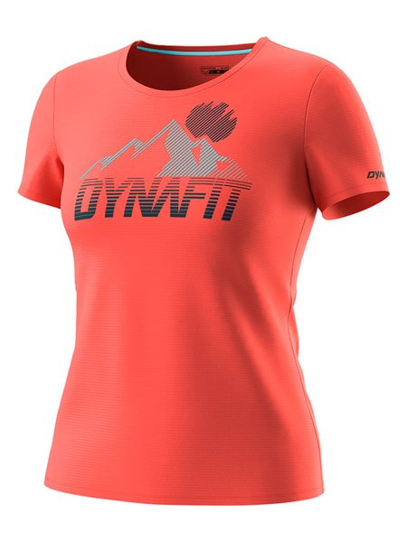 DYNAFIT Koszulka funkcyjna "Transalper" w kolorze koralowym rozmiar: M. Czerwone koszulki damskie Dynafit, m, bez wzorów, z materiału, bez kołnierzyka, bez ramiączek. Za 96.14 zł.