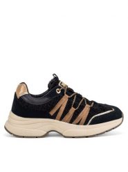 MEXX Sneakersy MI001009243W Czarny. Czarne obuwie sportowe damskie Mexx, z materiału, bez zapięcia. Za 329.99 zł.