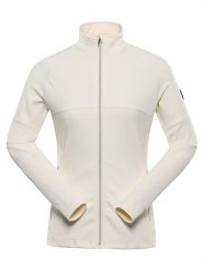 Alpine Pro Kurtka polarowa "Dozera" w kolorze kremowym rozmiar: XL. Brązowe kurtki damskie Alpine Pro, xl, bez wzorów, z materiału, bez kaptura. Za 180.06 zł.