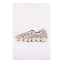 Buty ILSE JACOBSEN 179043 Srebrny. Szare obuwie trekkingowe damskie Ilse Jacobsen, ze skóry, bez zapięcia. Za 274.99 zł.