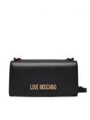 LOVE MOSCHINO Torebka JC4170PP1OLX0000 Czarny. Czarne listonoszki damskie Love Moschino, bez wzorów, ze skóry, bez dodatków. Za 789.99 zł.