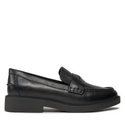 Lordsy MICHAEL Michael Kors. Czarne półbuty damskie MICHAEL Michael Kors, bez wzorów, bez obcasa, bez zapięcia. Za 549.99 zł.