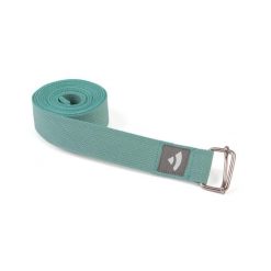 Pasek do jogi Bodhi Asana belt 2,5m - błękitny. Niebieskie paski damskie BODHI, bez wzorów. Za 39.99 zł.