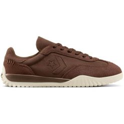Buty sportowe Converse Run Star Trainer Suede. Brązowe obuwie sportowe damskie Converse, z zamszu, bez zapięcia, na fitness i siłownię. Za 690.00 zł.