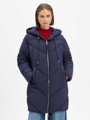 BOSS Orange płaszcz zimowy Kobiety niebieski, 36. Niebieskie płaszcze damskie BOSS Orange, na zimę, bez wzorów, z syntetyku, bez kaptura. Za 749.95 zł.