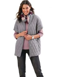 WITT WEIDEN Kamizelka pikowana w kolorze szarym rozmiar: 40. Szare kamizelki damskie WITT WEIDEN, bez wzorów, bez kaptura. Za 60.99 zł.