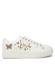 Aldo Sneakersy Pearlwing 13812499 Biały. Białe obuwie sportowe damskie ALDO, ze skóry, bez zapięcia. Za 279.99 zł.