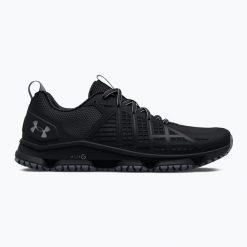 Buty damskie Under Armour MG Strikefast. Czarne obuwie trekkingowe damskie Under Armour, bez zapięcia. Za 339.99 zł.