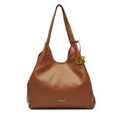 Torebka GINO ROSSI. Brązowe shopper bag Gino Rossi, bez wzorów, bez dodatków. Za 199.99 zł.