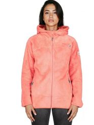 ANAPURNA Kurtka polarowa "Uternel" w kolorze łososiowym rozmiar: M. Pomarańczowe kurtki damskie ANAPURNA, m, bez wzorów, z polaru, bez kaptura. Za 82.99 zł.