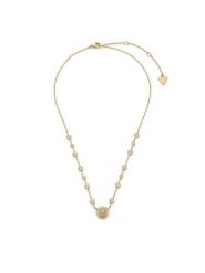 Guess Naszyjnik JUBN06 283JW Złoty. Żółte naszyjniki damskie Guess, ze stali. Za 315.99 zł.