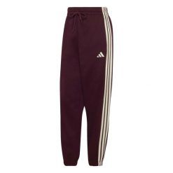 Spodnie Adidas Sport W 3S Fl C Pt Damskie. Fioletowe spodnie sportowe damskie Adidas, s, bez wzorów, z dzianiny, do biegania. Za 296.99 zł.