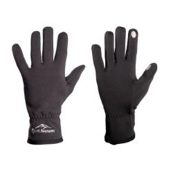 Rękawice turystyczne unisex Fjord Nansen Grip Smart. Czarne rękawiczki damskie Fjord Nansen, bez wzorów, z polaru. Za 129.99 zł.