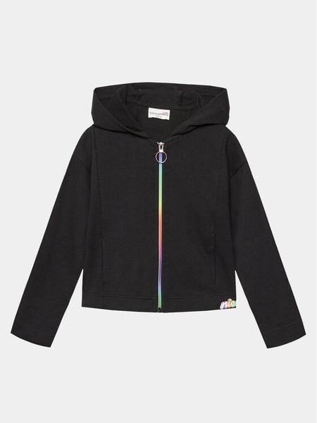 Coccodrillo Bluza WC4132401JPK Czarny Regular Fit. Czarne bluzy dziewczęce COCCODRILLO, bez wzorów, z bawełny, bez ramiączek, bez kaptura. Za 49.90 zł.