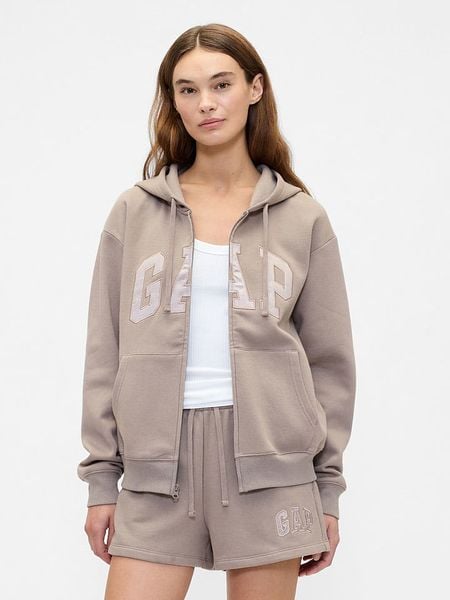 GAP Bluza w kolorze beżowym rozmiar: M. Brązowe bluzy damskie GAP, m, bez wzorów, bez kaptura. Za 228.92 zł.