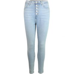 WRANGLER SUPER HIGH SKINNY DAMSKIE SPODNIE JEANSOWE JEANSY DŻINS TUBBLES BLUES W27WQB17K 112128194. Jeansy damskie Wrangler, bez wzorów, z jeansu. Za 199.99 zł.