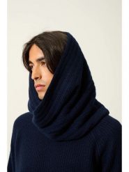 AUTHENTIC CASHMERE Kaszmirowy szal-koło "Tommy" w kolorze granatowym - 64 x 40 cm rozmiar: onesize. Niebieskie szaliki damskie AUTHENTIC CASHMERE, na lato, bez wzorów, z kaszmiru. Za 304.99 zł.