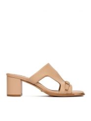 MEXX Klapki EO-WS1161-04 Beżowy. Brązowe klapki damskie Mexx, bez wzorów, ze skóry, bez obcasa, bez zapięcia. Za 279.99 zł.