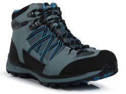Buty Trekkingowe dla kobiet Regatta SAMARIS MID II. Niebieskie obuwie trekkingowe damskie Regatta, z gumy, bez zapięcia. Za 259.99 zł.