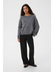 Soaked in Luxury Sweter w kolorze szarym rozmiar: L. Szare swetry klasyczne damskie Soaked in Luxury, l, z wełny, bez kołnierzyka. Za 152.99 zł.