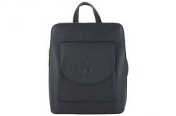 Plecak listonoszka 2w1 BARBERINI'S czarny 800-1. Czarne plecaki Barberinis, bez wzorów, ze skóry. Za 220.99 zł.