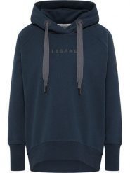 ELBSAND Bluza "Svana" w kolorze granatowym rozmiar: XS. Niebieskie bluzy damskie ELBSAND, xs, bez wzorów, z kapturem. Za 149.95 zł.