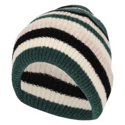 Czapka damska Modne paski Jeden rozmiar. Zielone czapki damskie HEAT KEEPER, na zimę, bez wzorów, z materiału. Za 117.50 zł.