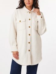 Scotch & Soda Kurtka koszulowa w kolorze kremowym rozmiar: XL. Brązowe kurtki damskie Scotch & Soda, xl, bez wzorów, bez kaptura. Za 158.10 zł.