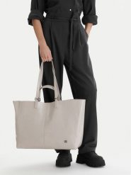 G-Star Raw Torebka EO-LDA8455 Szary. Szare shopper bag G-Star Raw, bez wzorów, z materiału, bez dodatków. Za 299.99 zł.