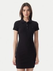 Tommy Jeans Sukienka codzienna DW0DW22852 Czarny Slim Fit. Czarne sukienki damskie Tommy Jeans, bez wzorów, z bawełny, bez ramiączek. Za 289.99 zł.