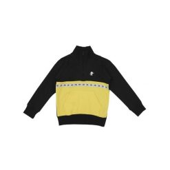 Bluza z zamek błyskawiczny na co dzień na siłownię. Żółte bluzy damskie LEONE 1947 APPAREL, bez wzorów, z bawełny, bez kaptura. W wyprzedaży za 101.80 zł.