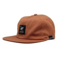 Czapka Trucker - Płaski daszek - Organiczna Bawełna (Ziemia). Czerwone czapki z daszkiem damskie SURF MONKEY, bez wzorów, z bawełny. Za 139.95 zł.
