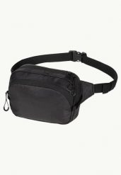 JACK WOLFSKIN Saszetka Wandermood Hipbag granite black. Czarne nerki i saszetki damskie Jack Wolfskin, bez wzorów, z materiału. Za 129.99 zł.
