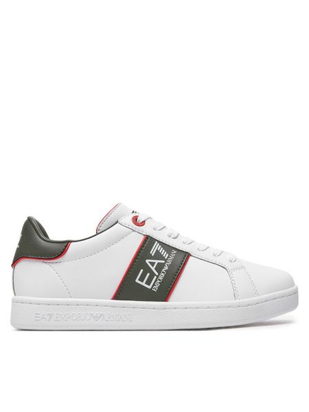 EA7 Emporio Armani Sneakersy X8X102 XK346 T983 Biały. Białe obuwie sportowe damskie EA7 Emporio Armani, ze skóry, bez zapięcia. Za 379.99 zł.