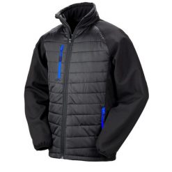 Kurtka Softshellowa Damska Compass. Czarne kurtki damskie RESULT, xl, bez wzorów, bez kaptura. Za 216.99 zł.
