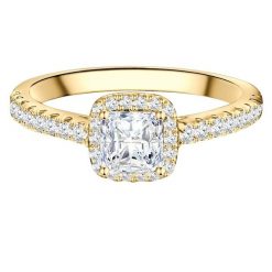 Trilani Pierscionek aus Sterling Silber in Gelbgold mit Zirkonia Pierścionki 1 ct Damski. Białe pierścionki damskie Trilani, z cyrkonią, pozłacane. Za 259.99 zł.