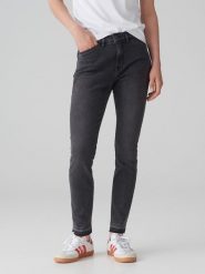 OPUS Dżinsy - Skinny fit - w kolorze antracytowym rozmiar: 44/L28. Czarne jeansy damskie Opus. Za 188.85 zł.