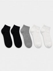 Skarpetki z motywem kokard 5 pack - wielobarwny. Skarpetki damskie Sinsay, bez wzorów. Za 15.99 zł.