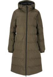 Parka dla kobiet Whistler Abella. Zielone parki damskie WHISTLER, z materiału, bez kaptura. Za 387.00 zł.