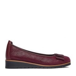 Baleriny Lasocki. Czerwone balerinki damskie Lasocki, bez wzorów. Za 169.99 zł.