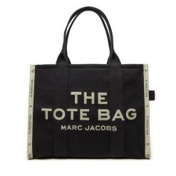 Torebka Marc Jacobs. Czarne shopper bag Marc Jacobs, bez wzorów, bez dodatków. Za 1,469.00 zł.