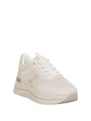 Patrizia Pepe Skórzane sneakersy w kolorze beżowym rozmiar: 35. Brązowe obuwie sportowe damskie Patrizia Pepe, bez zapięcia. Za 527.10 zł.