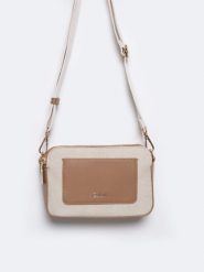 Torebka damska crossbody beżowo-brązowa RR574297 801. Brązowe torebki klasyczne damskie Big Star, ze skóry ekologicznej, zdobione, bez dodatków. Za 189.99 zł.
