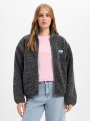 American vintage Damowa kurtka polarowa Kobiety szary, XS/S. Szare kurtki damskie American Vintage, s, z aplikacjami, z polaru, bez kaptura. Za 949.95 zł.