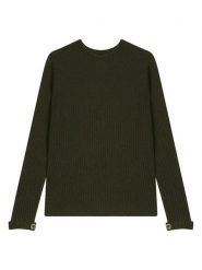 AUTHENTIC CASHMERE Kaszmirowy sweter "Assia" w kolorze ciemnozielonym rozmiar: M. Zielone swetry klasyczne damskie AUTHENTIC CASHMERE, m, z kaszmiru, bez kołnierzyka. Za 369.99 zł.