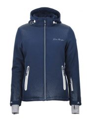 Peak Mountain Kurtka softshellowa "Abraplus" w kolorze granatowym rozmiar: XXL. Niebieskie kurtki sportowe damskie Peak Mountain, xxl, bez wzorów, bez kaptura. Za 347.99 zł.