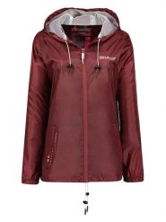 Geographical Norway Kurtka przejściowa "Boat" w kolorze bordowym rozmiar: S. Czerwone kurtki damskie Geographical Norway, s, bez wzorów, bez kaptura. Za 90.95 zł.