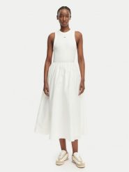 Tommy Jeans Sukienka letnia DW0DW22593 Kremowy Regular Fit. Białe sukienki damskie Tommy Jeans, bez wzorów, z bawełny, bez ramiączek. Za 409.99 zł.